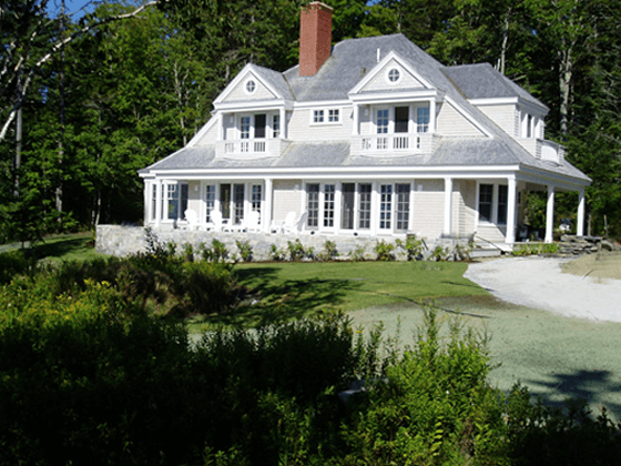 Portfolio image of a residential architectural design in Islesboro, Maine by Phelps Architects