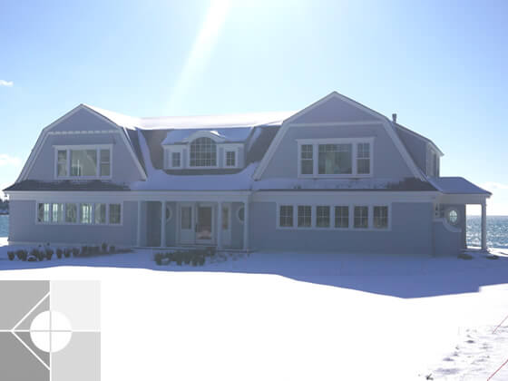 Portfolio image of a residential architectural design in Southport Island, Maine by Phelps Architects.