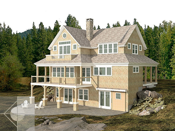 Portfolio image of a residential architectural design in Westport Island , Maine by Phelps Architects