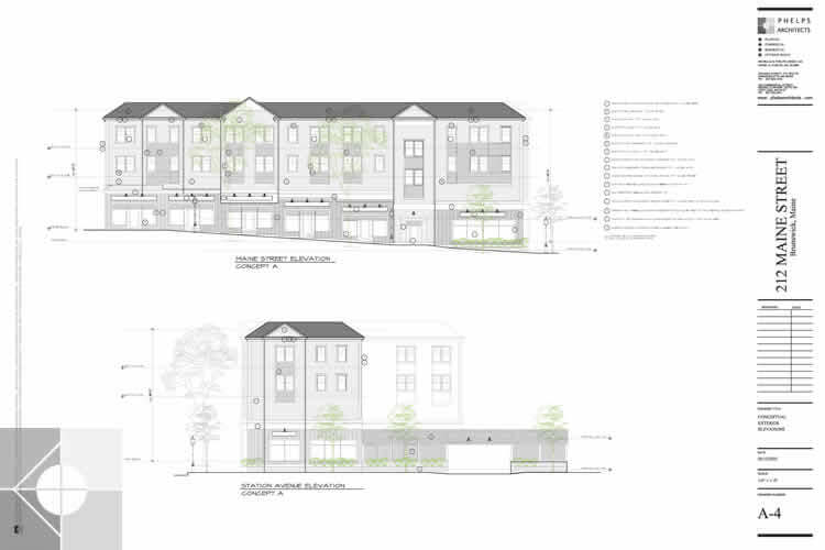 212 Maine Street, Brunswick, Maine by Phelps Architects.