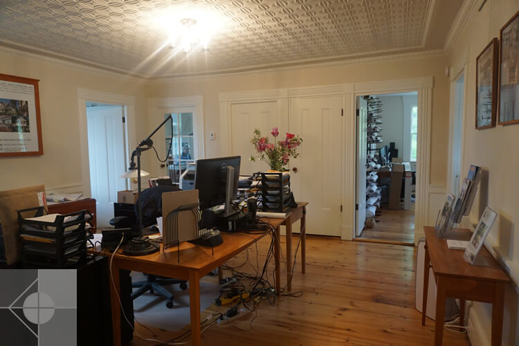 Office in the in-town professional building, Damariscotta, Maine.