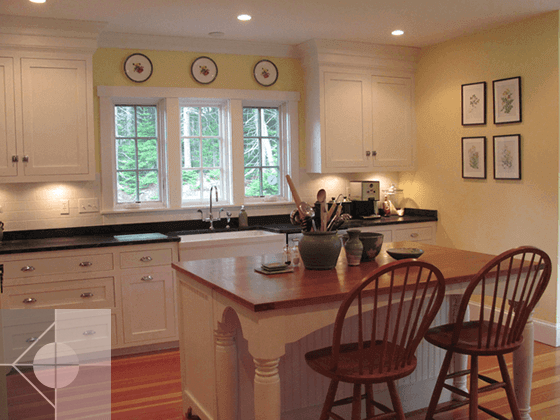 Interior design of a new residence by Phelps Architects.