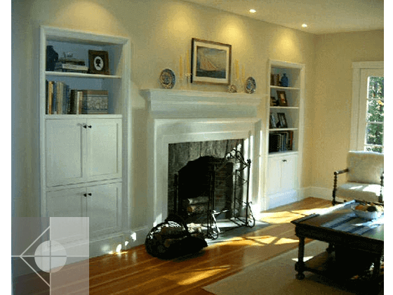 Interior design of a new residence by Phelps Architects.