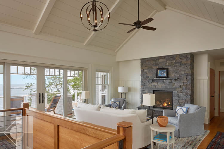 Interior design a New Harbor, Maine home by Phelps Architects | Maine