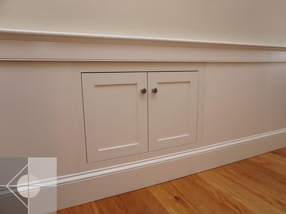 Built in wall cupboard.