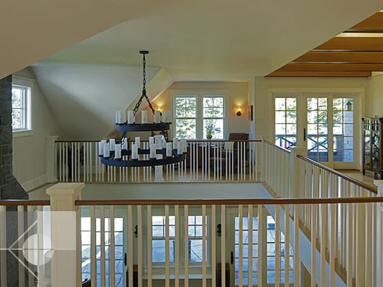 Loft living area.