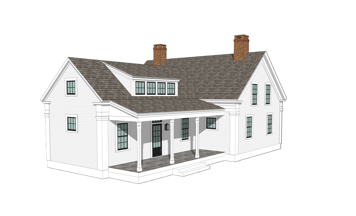 Pemaquid, Maine home designed by Phelps Architects.