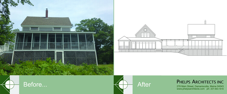 Pemaquid Addition & Renovations by Phelps Architects.