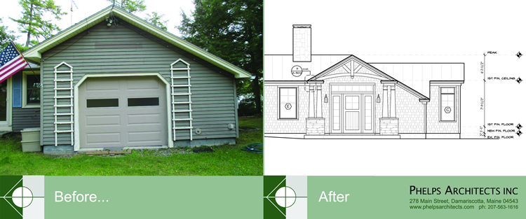 Pemaquid Addition & Renovations by Phelps Architects.