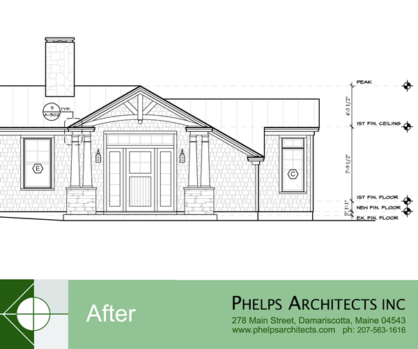 Walpole, Maine renovation by Phelps Architects.