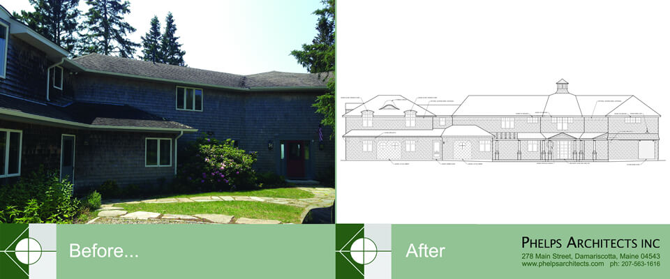 Pemaquid Addition & Renovations by Phelps Architects.