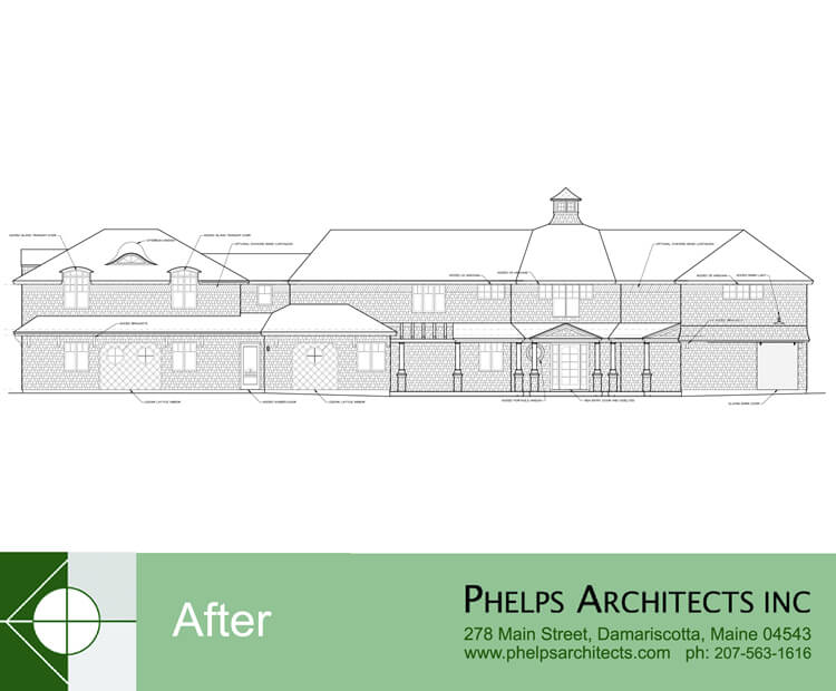 Walpole, Maine renovation by Phelps Architects.