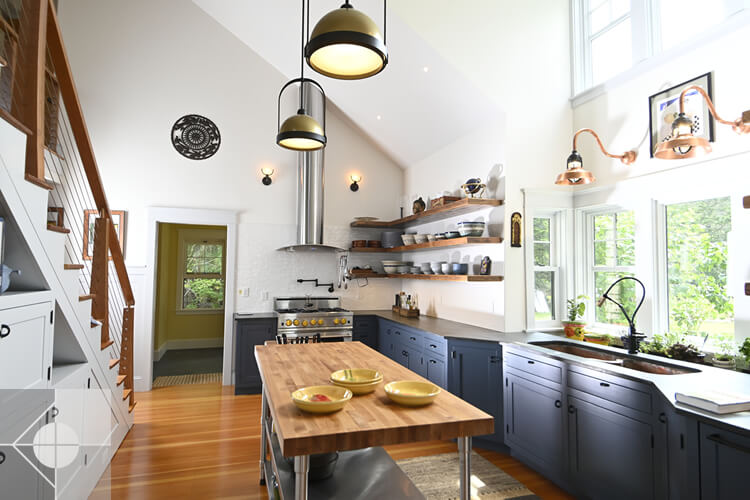St. George, Maine Kitchen renovation by Phelps Architects.
