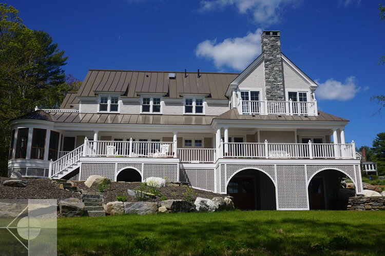 Bristol, Maine residence architectural design by Phelps Architects.