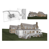 Bristol, Maine residence architectural design by Phelps Architects.