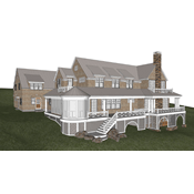 Bristol, Maine residence architectural design by Phelps Architects.