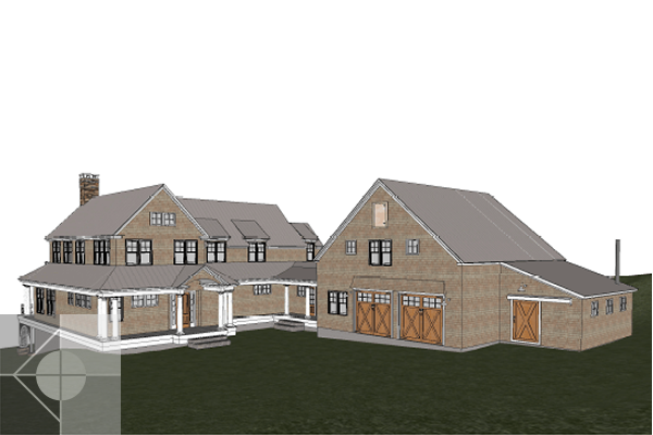 Bristol, Maine residence architectural design by Phelps Architects.