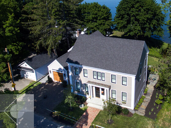 Portfolio image of a residential architectural design in Damariscotta, Maine by Phelps Architects