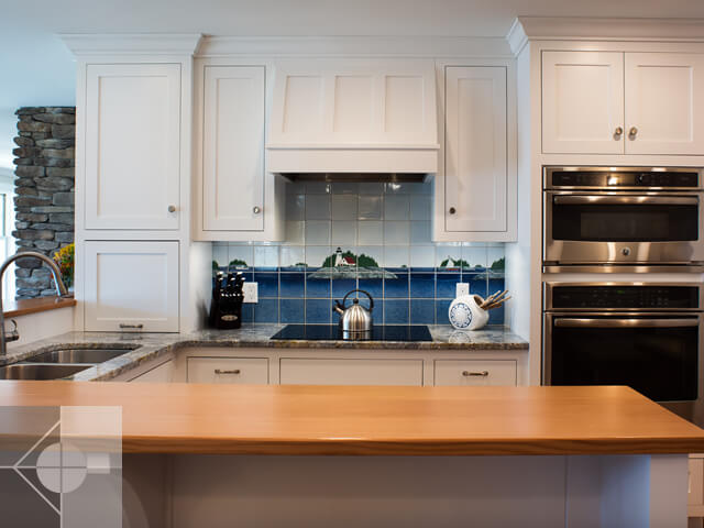 Kitchen with island.