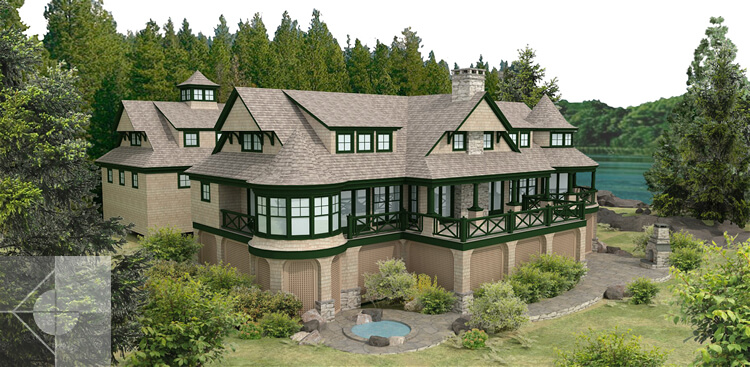 New construction in St. George, ME by Michelle B. Phelps, Assoc. AIA.