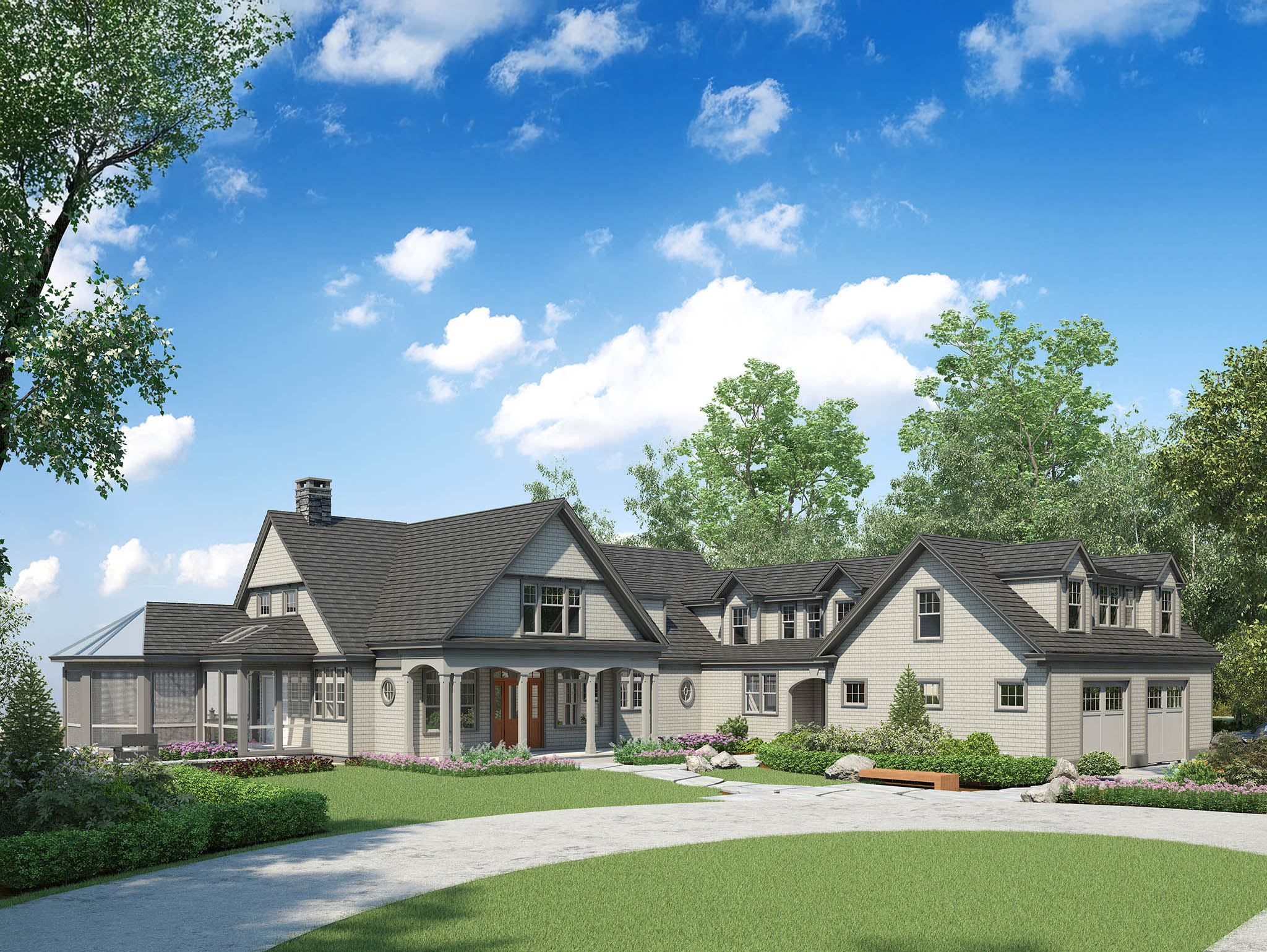 Walpole, Maine home renovation by Phelps Architects.